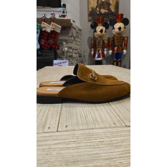 Steve Madden Women's Suede Mules Size 10 Brown Loafer Slip On Casual - Picture 5 of 11